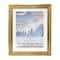 Home 9" x 12" Gold Fredrick Frame with Mat by Studio Décor®